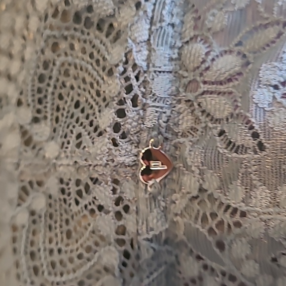 Victoria’s Secret Bra Pink Push-Up Racerback Pullover Longline Lace Slate M - Picture 3 of 5